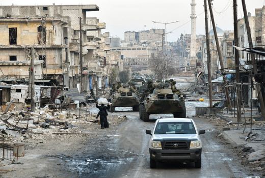 Сирия РФ Россия машина авто подрыв взрыв бомба фугас военные